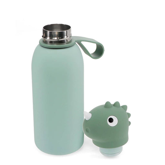 Kinder-Trinkflasche mit Tierkopf 350 ml – Dinosaurier - kleinstadtleben concept store