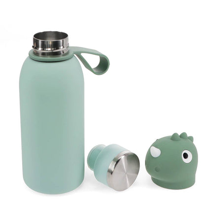 Kinder-Trinkflasche mit Tierkopf 350 ml – Dinosaurier - kleinstadtleben concept store
