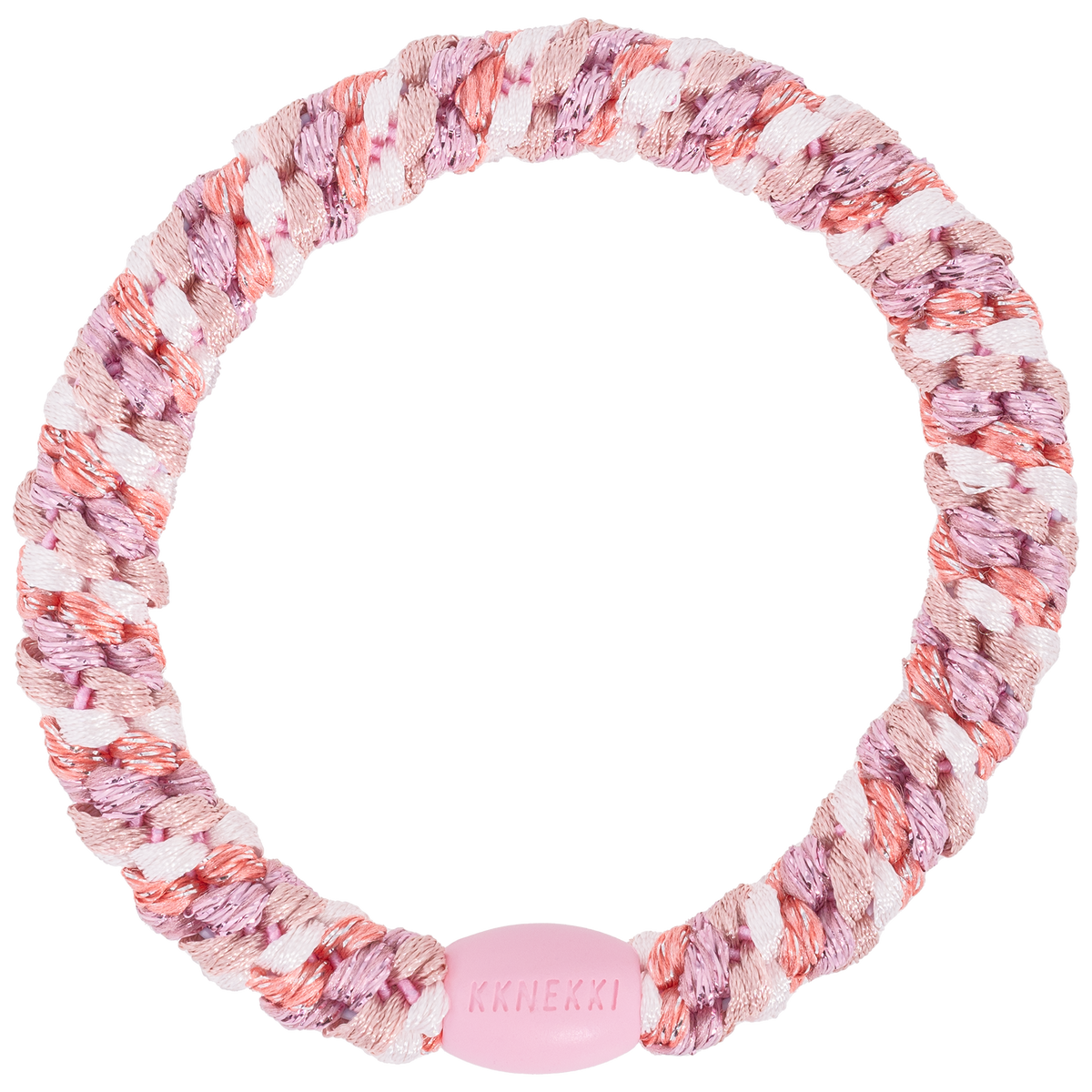 Kknekki Bon Dep Haargummi Mix Dusty Rose Pink Glitter