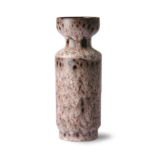 Ceramic Retro Vase Lava Brown - kleinstadtleben concept store