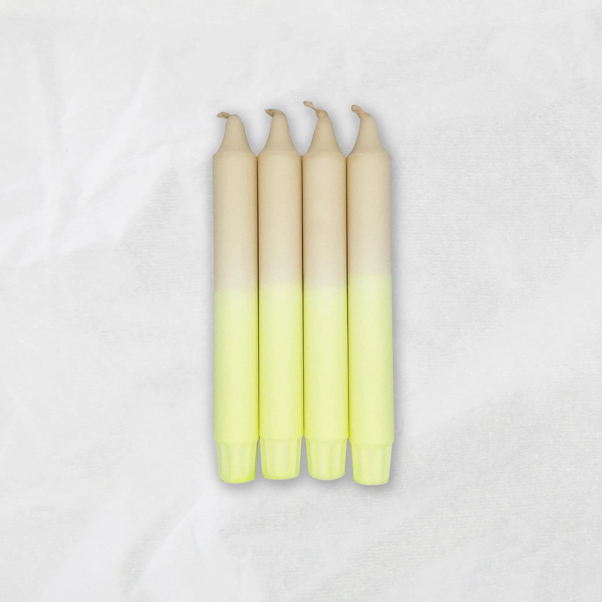 Dip Dye Kerze Milkshake x Pale Lime 4er Set - kleinstadtleben concept store