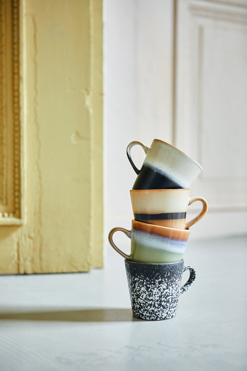 HKliving 70's ceramics americano mug mud - kleinstadtleben concept store