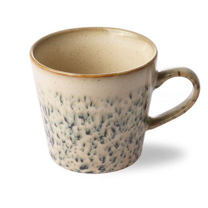 HKliving 70's ceramics cappucino mug hail - kleinstadtleben concept store