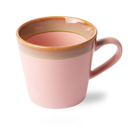 HKliving 70's ceramics cappucino mug pink - kleinstadtleben concept store