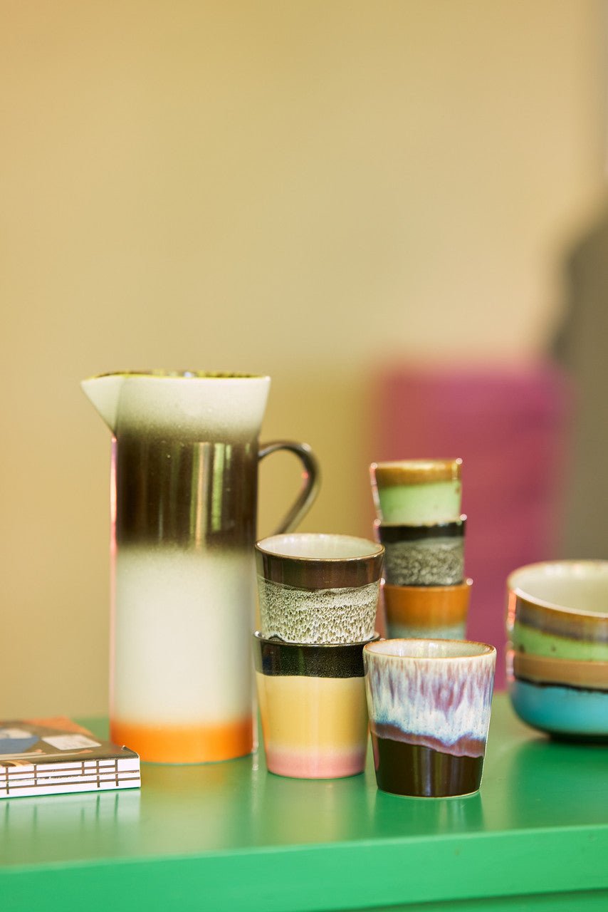 HKliving 70`s ceramics coffee 6er Set Stellar - kleinstadtleben concept store
