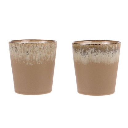 HKliving 70`s ceramics coffee mug bark - kleinstadtleben concept store