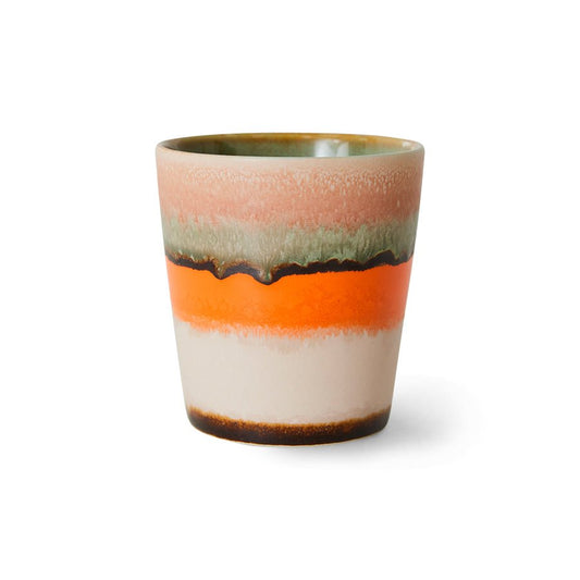 HKliving 70´s ceramics coffee mug burst - kleinstadtleben concept store