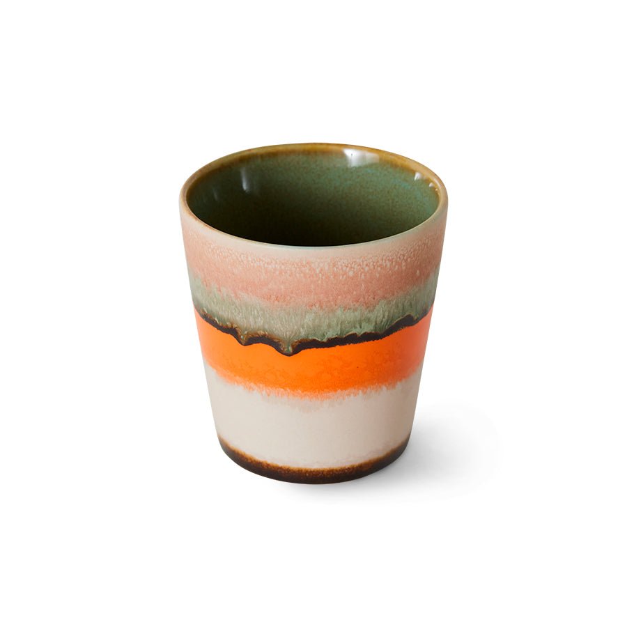 HKliving 70´s ceramics coffee mug burst - kleinstadtleben concept store