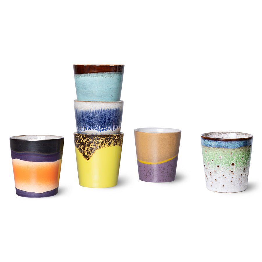 HKliving 70`s ceramics coffee mug comet - kleinstadtleben concept store