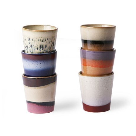 HKliving 70`s ceramics coffee mug frost - kleinstadtleben concept store