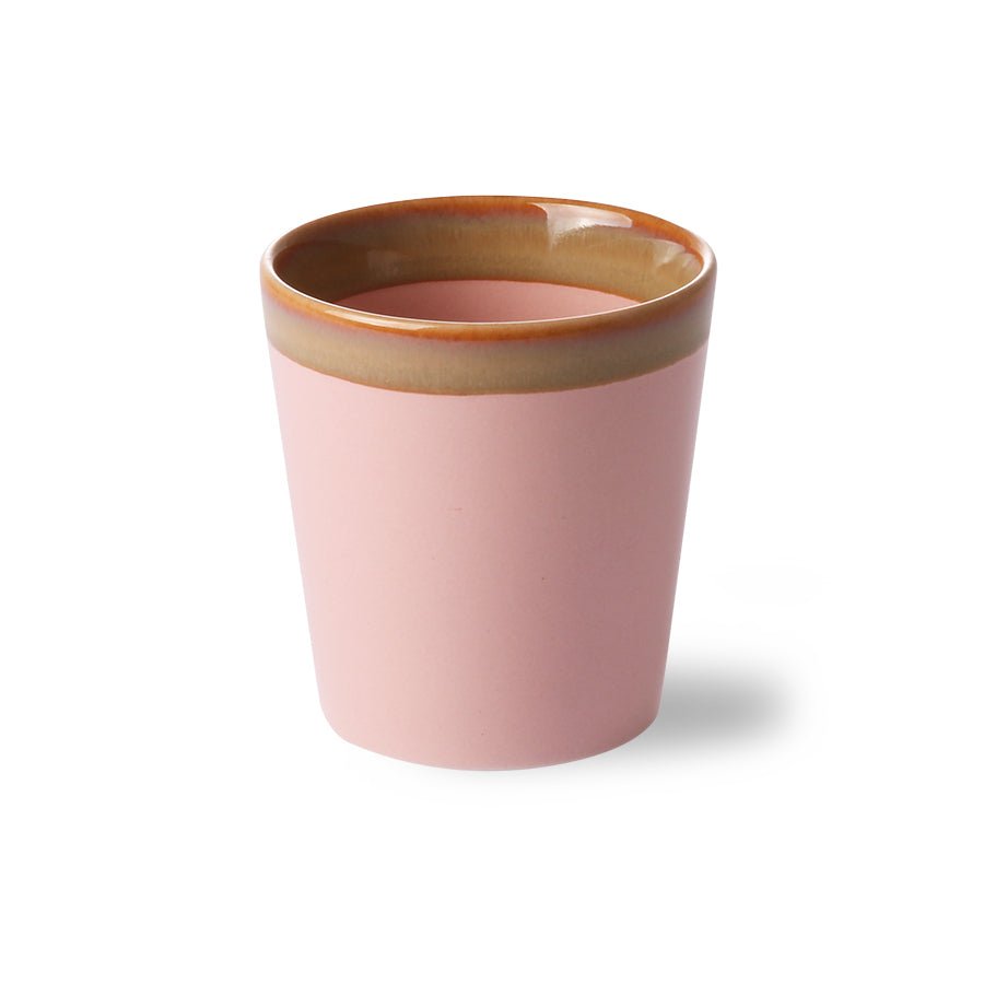 HKliving 70`s ceramics coffee mug pink - kleinstadtleben concept store