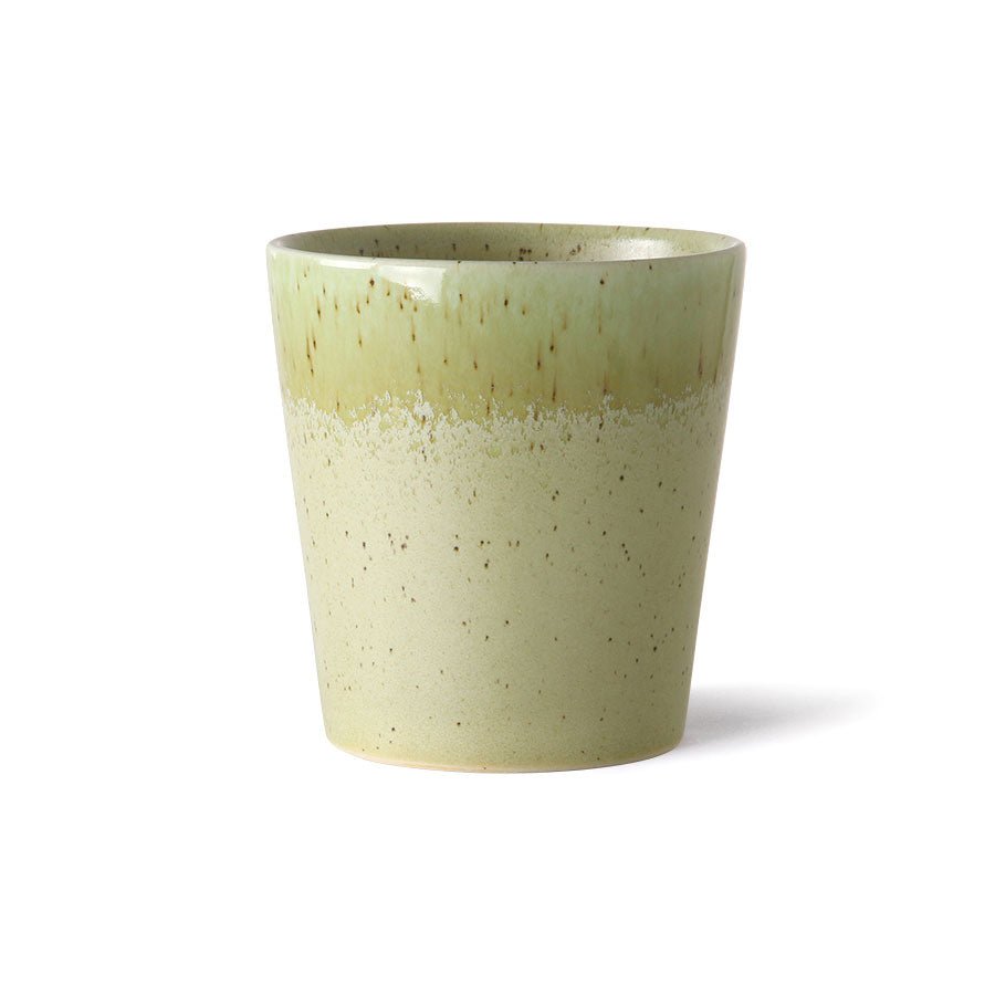 HKliving 70`s ceramics coffee mug pistachio - kleinstadtleben concept store