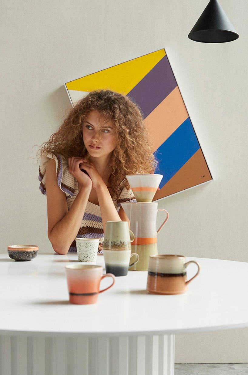 HKliving 70s ceramics Coffee Pot Saturn - kleinstadtleben concept store