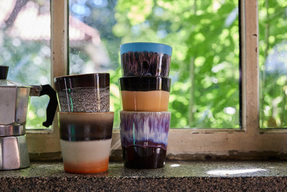 HKliving 70`s ceramics coffee Yeti, Purple rain - kleinstadtleben concept store