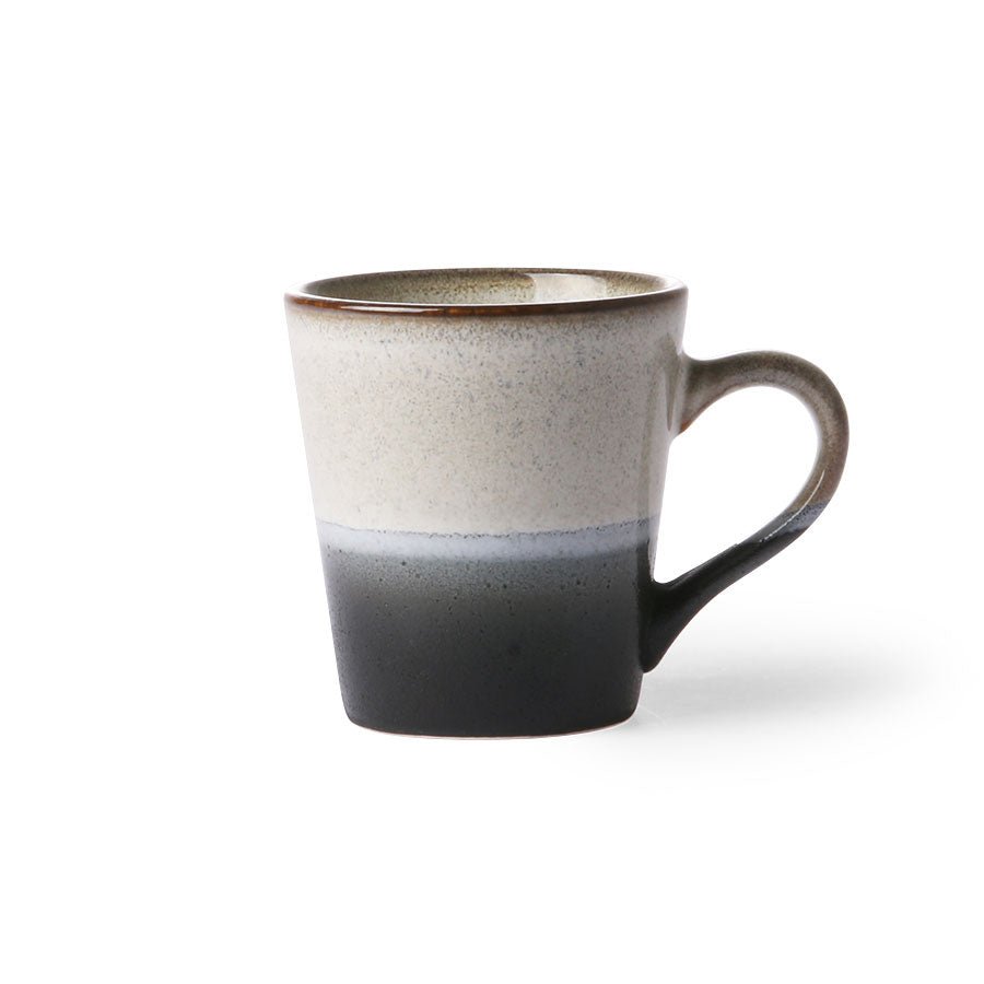 HKliving 70's ceramics espresso mug rock - kleinstadtleben concept store