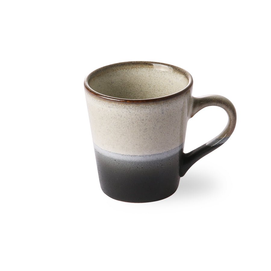 HKliving 70's ceramics espresso mug rock - kleinstadtleben concept store