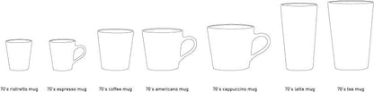 HKliving 70`s ceramics latte mug frost - kleinstadtleben concept store
