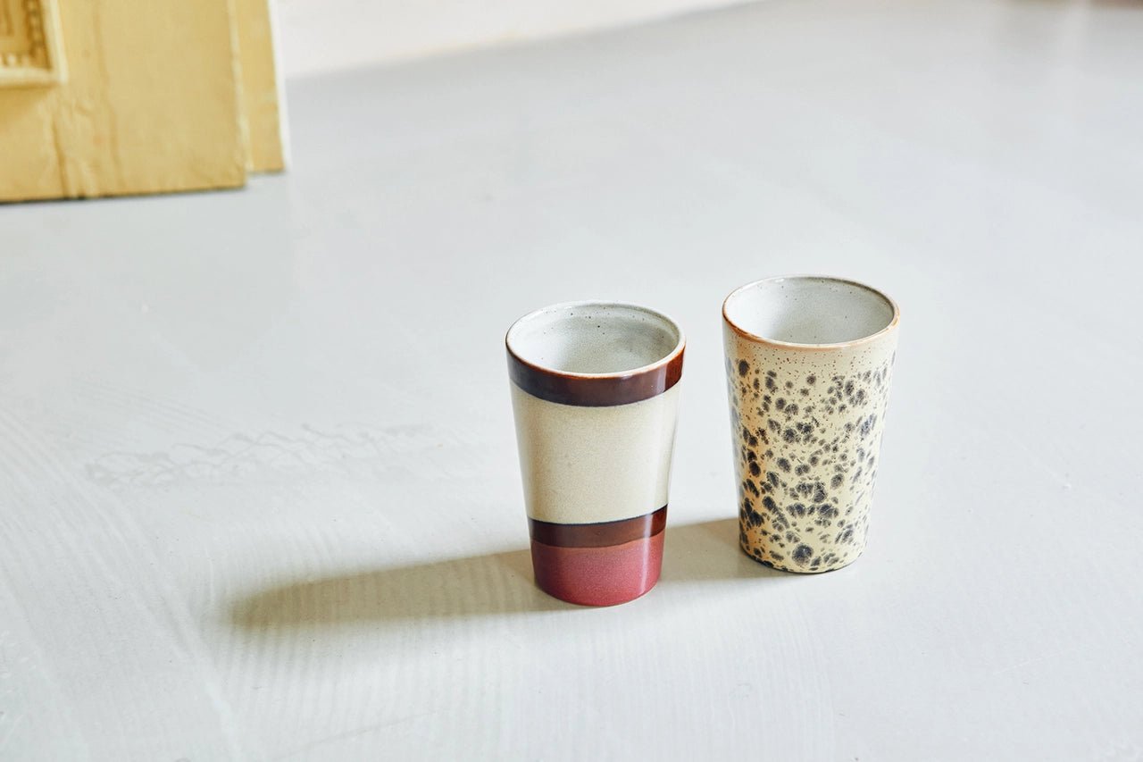 HKliving 70`s ceramics tea mug 2er Set Nova - kleinstadtleben concept store