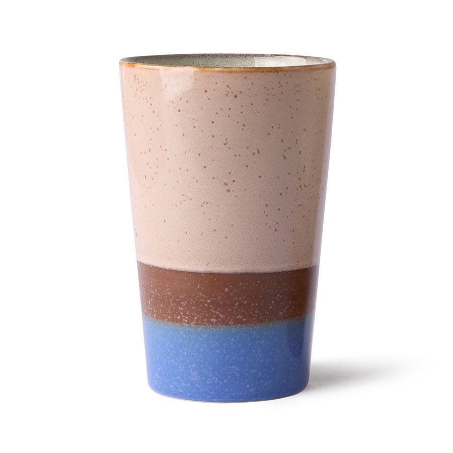 HKliving 70`s ceramics tea mug sky - kleinstadtleben concept store