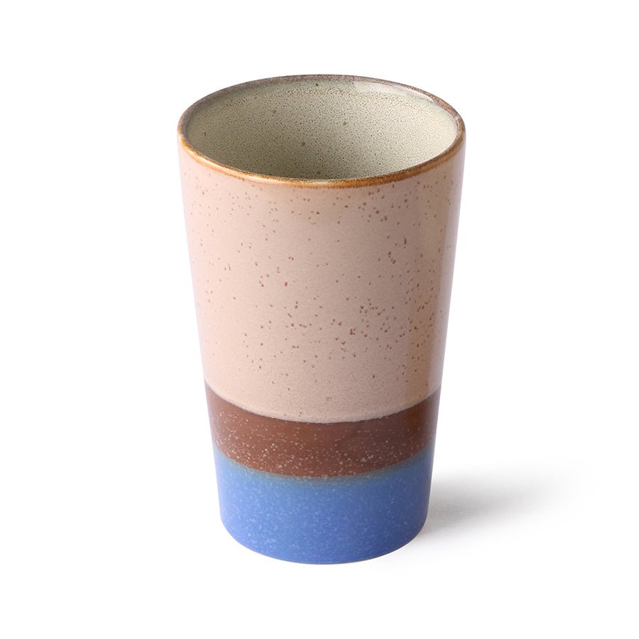 HKliving 70`s ceramics tea mug sky - kleinstadtleben concept store