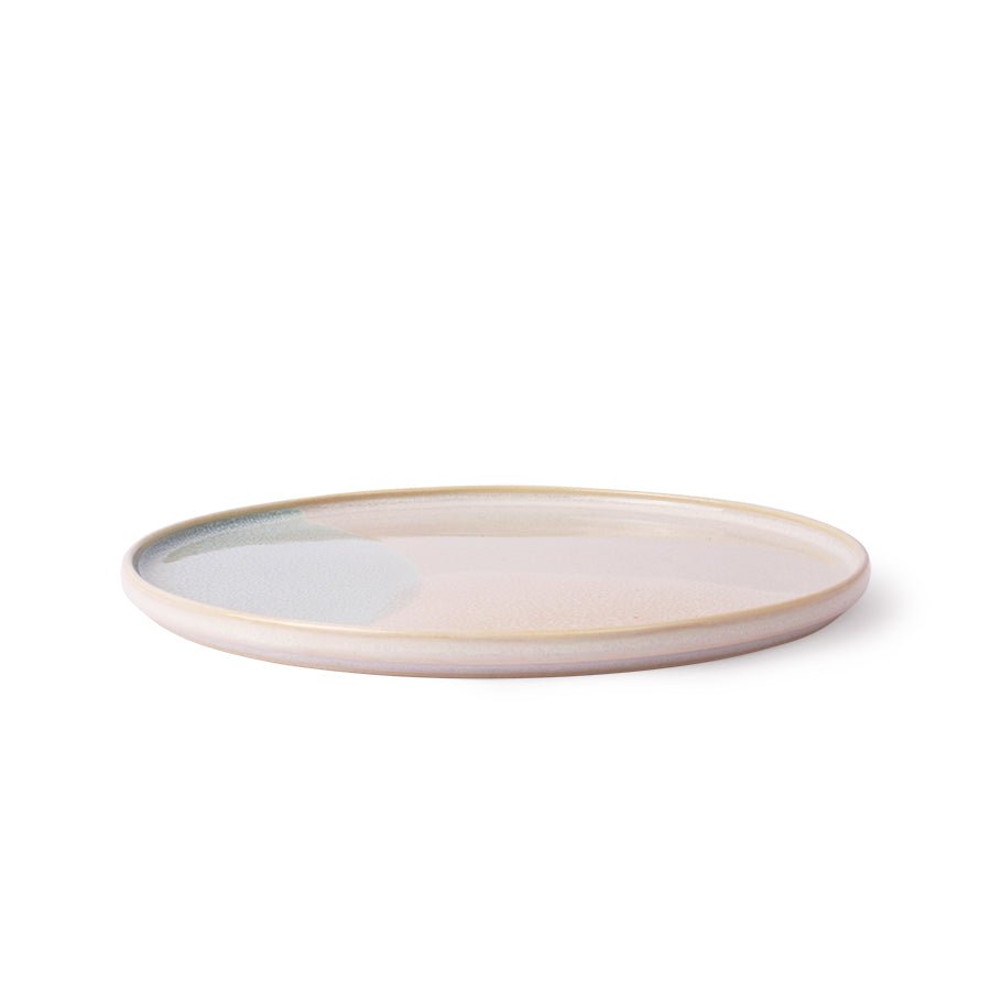 HKliving Gallery Ceramics round side plate mint/nude - kleinstadtleben concept store