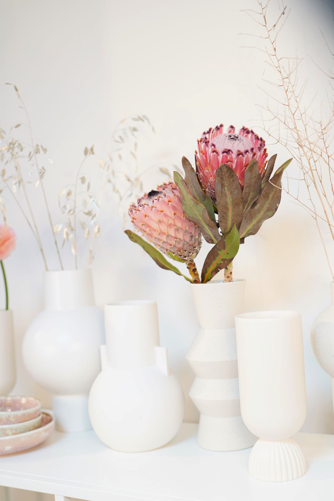 HKliving MATT WHITE VASE