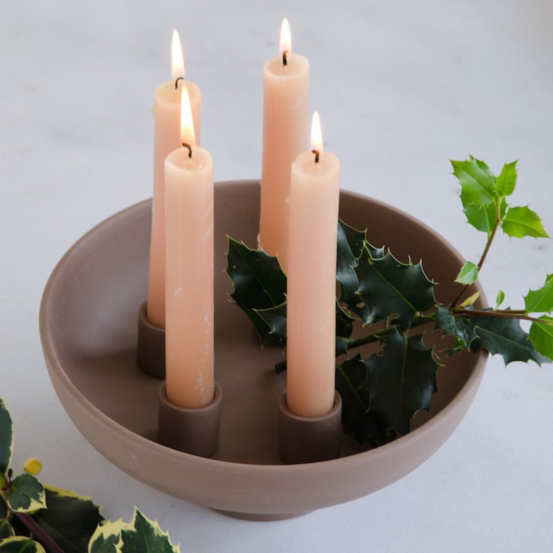 Kerzenständer loua 4 Kerzen braun - kleinstadtleben concept store