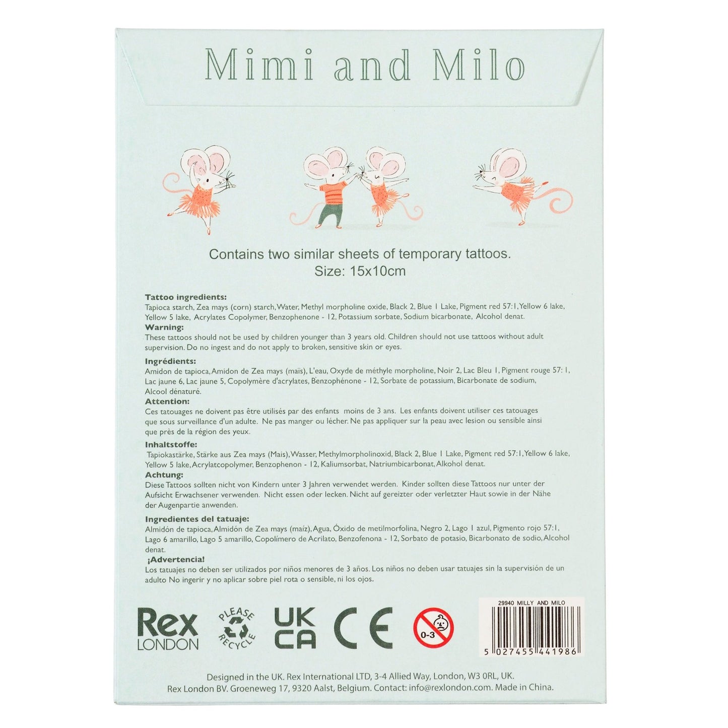Tattoos Mimi and Milo - kleinstadtleben concept store